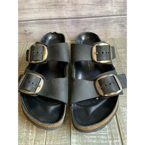 Birkenstock Arizona Big Buckle Black Exquisite Reg Select Size 39 EU 8.5 US